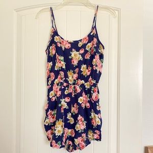 Floral Print Romper - S